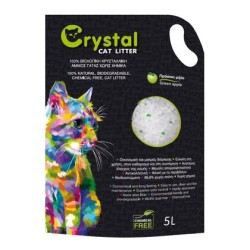 Crystal Cat Litter - Πράσινο Μήλο 5L