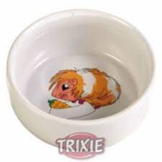  Trixie Ceramic Bowl With Motif Guinea Pig 11 Cm / 250 ml