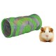 CUDDLY TUNNEL GUINEA PIG RAT EXTENDED NYLON CAGE TUNNEL FLEECE LINED 15X35cm