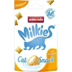 Animonda Milkies Cat Crunchy Harmony Anti-Hairball Λιχουδιές Σνακ Γάτας 30gr