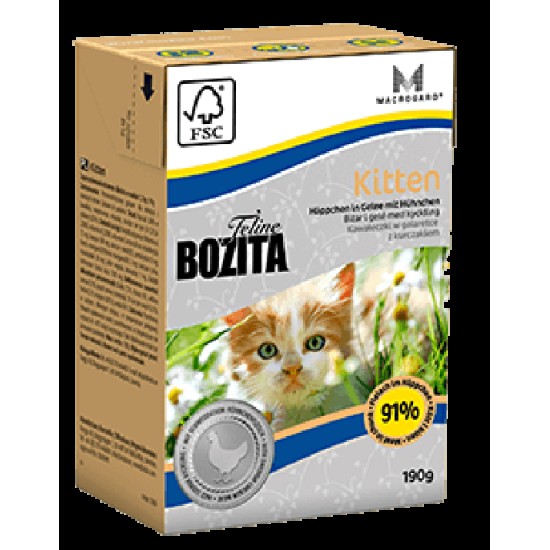 Bozita Kitten Κομματάκια σε σάλτσα με Κοτόπουλο 190gr