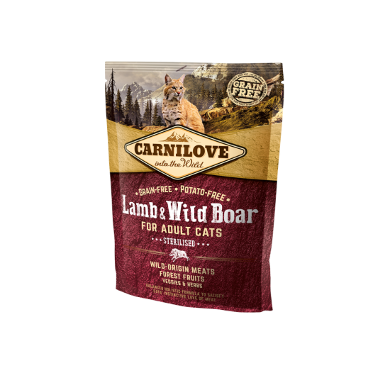 Carnilove For Adult Cats Lamb & Wild Boar  400gr