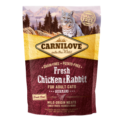 Carnilove Fresh® Cat Adult Chicken & Rabbit Gourmand 400gr
