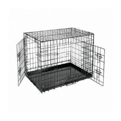 Μεταλλικά Κλουβιά Περιορισμού-Μεταφοράς Με Διπλη Πορτα 107.5x74.5x80.5cm
