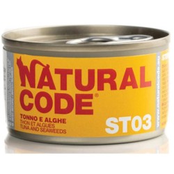 NATURAL CODE ST03 STERILIZED TUNA AND SEAWEEDS 85gr