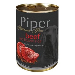 Piper Platinum Pure Adult  Βοδινό & Καστανό Ρύζι 400g