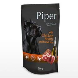 Piper Adult Καρδιά Κοτόπουλου & Καστανό Ρύζι  500g