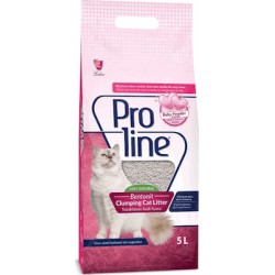 Proline Bentonine Άμμος Γάτας Baby Powder Clumping 10lt