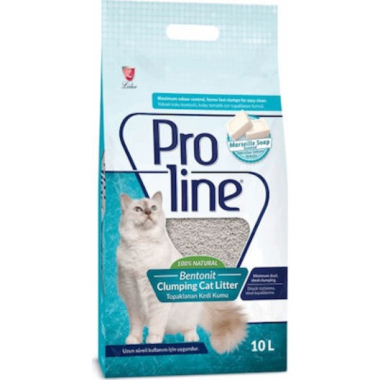 Proline Bentonine Άμμος Γάτας Marseille Soap Clumping 5lt
