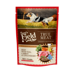 BEEF WITH VEAL, CARROT & LINGONBERRY 260GR
