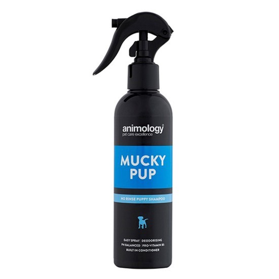 Animology Mucky Pup Χωρίς Ξέβγαλμα Shampoo Spray 250ml