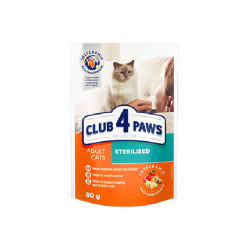  Club 4 Paws Sterilized Pouch With Rabbit Jelly 80gr