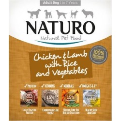 Naturo Adult Αρνί / Κοτόπουλο / Λαχανικά / Ρύζι 400gr
