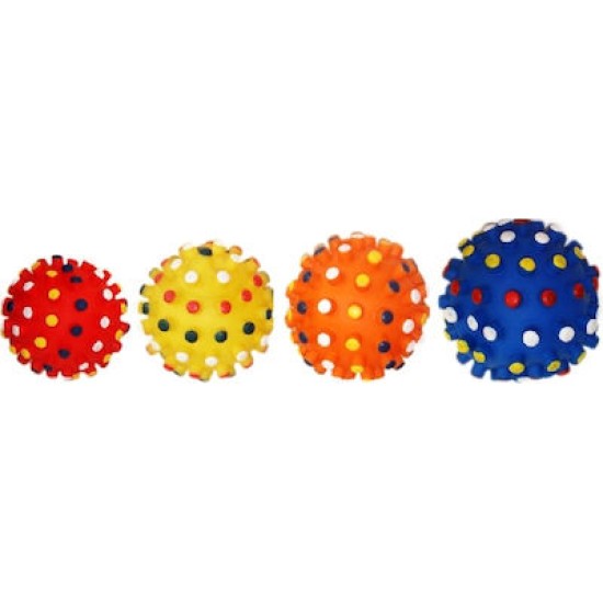 Pet Camelot Dot Ball Παιχνίδι Σκύλου Μπάλα Κόκκινη 6.5cm