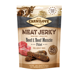 Carnilove Dog Snack Meat Jerky Beef & Beef Muscle Fillet 100gr