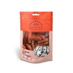 CELEBRATE SMOKED BEEF SAUSAGES 100g