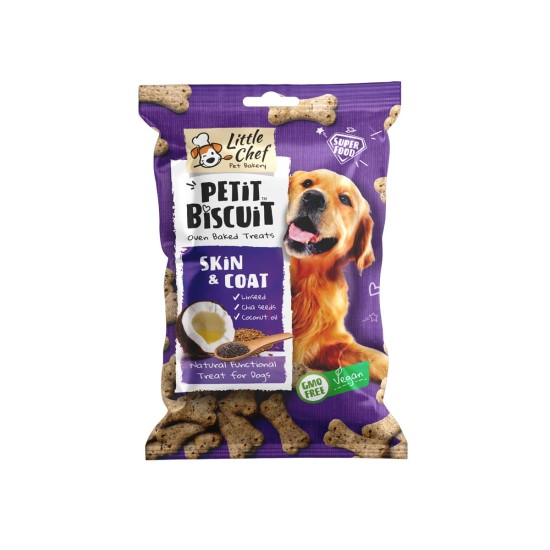 Little Chef Petit Λιχουδιές Biscuit Skin & Coat 150gr