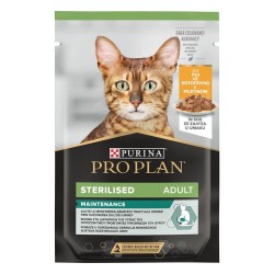 Purina Pro Plan Sterilised Cat Κοτόπουλο σε Σάλτσα 85gr x10