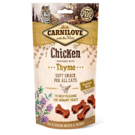 Carnilove Cat Snack Fresh Chicken & Thyme 50gr