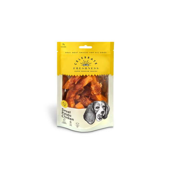Celebrate Chicken & Sweet Patatoes 100gr λιχουδιές σκύλου με κοτόπουλο και γλυκοπατάτα