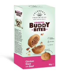 CELEBRATE COOKIES BUDDY BITES CHICKEN FILLED WITH BEEF  150g