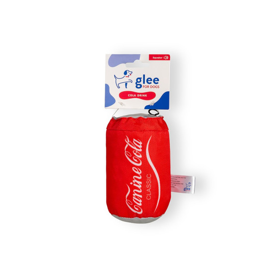 GLEE ΠΑΙΧΝΙΔΙ ΣΚΥΛΟΥ COLA DRINK SQUEAKΥ 14cm