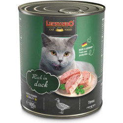 Leonardo Κονσέρβα Γάτας Duck 800gr