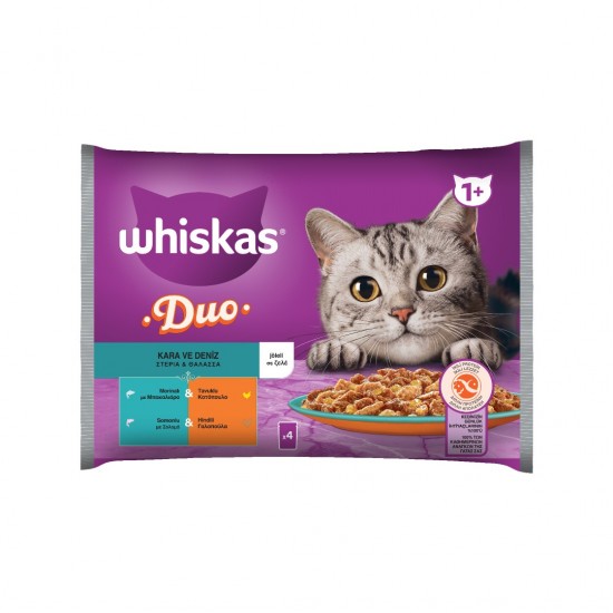 WHISKAS Surf & Turf Mix 4x85g