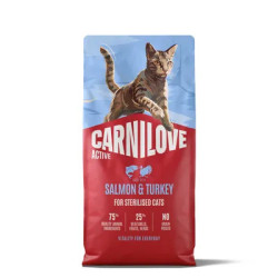 Carnilove Active Adult Sterilised με Σολομό και Γαλοπούλα 2kg