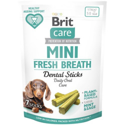 Brit Care Mini Dental Sticks Fresh Breath για Μικρόσωμους Σκύλους – 120gr (7 τεμάχια)