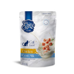 EGEO ADULT CAT ME KOTOΠΟΥΛΟ ΚΑΙ ΚΑΤΣΙΚΙΣΙΟ ΓΑΛΑ POUCH 85gr