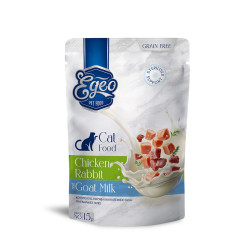 EGEO ADULT CAT ME ΚΟΤΟΠΟΥΛΟ ΚΟΥΝΕΛΙ ΚΑΙ ΚΑΤΣΙΚΙΣΙΟ ΓΑΛΑ POUCH 85gr