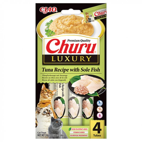 CHURU  CAT LUXURY TUNA WITH SOLE FISH 56gr