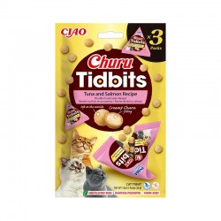 CHURU CAT TIDBITS WITH TUNA AND SALMON 36gr