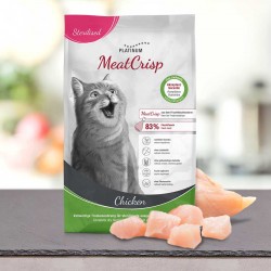 PLATINUM  Sterilised Chicken Αποξηραμένη Ξηρά Τροφή για Στειρωμένες Γάτες με 83% Φρέσκο Κοτόπουλο 3kg