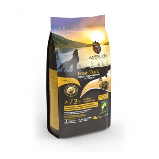 Ambrosia Heritage Grain Free Adult Sensitive Fresh Duck 1.5kg