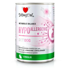 Disugual Hypoallergenic Υποαλλεργικές Κονσέρβες για Σκύλο κουνέλι 400g