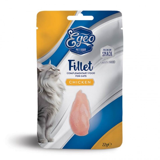 Egeo Λιχουδιά Γάτας Φιλέτο Κοτόπουλου 22gr