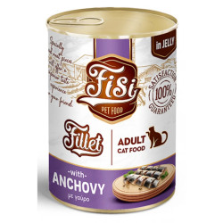 Fisi Fillet Cat Adult Γαύρος σε Ζελέ 400gr