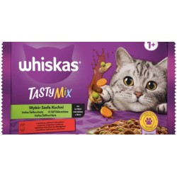 WHISKAS TASTY MIX σε Σάλτσα με Επιλογές του Σεφ 4x85gr