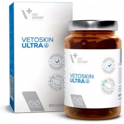 VetExpert Vetoskin Ultra Πολυβιταμίνες Σκύλου και γάτας 60caps για Ενίσχυση Ανοσοποιητικού