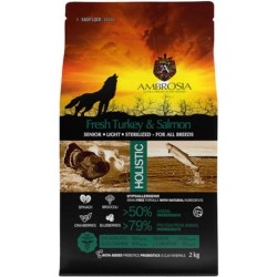 Ambrosia Senior Light Sterilised - Turkey & Salmon 2kg