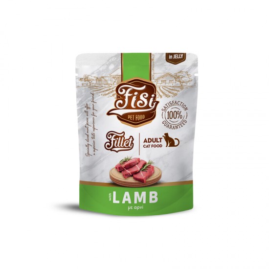 FISI Fillet Cat Adult Lamb in jelly in pouches 300gr