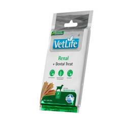 Vet Life Λιχουδιά Σκύλου Dental Treat Adult Renal Medium and Maxi 110gr (7 Sticks)