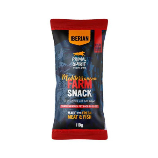 Primal Spirit Λιχουδιά Σκύλου Iberian Mediterranean Farm 110gr