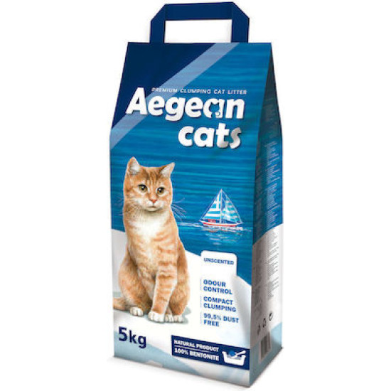 Aegean Cats Άμμος Υγιεινής Unscented 5kg