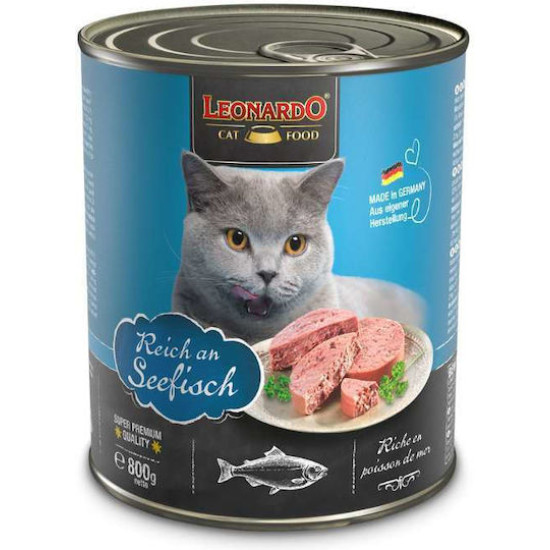 Leonardo Κονσέρβα Γάτας Ocean Fish 800gr
