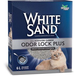 WHITE SAND ODOR LOCK PLUS 10L