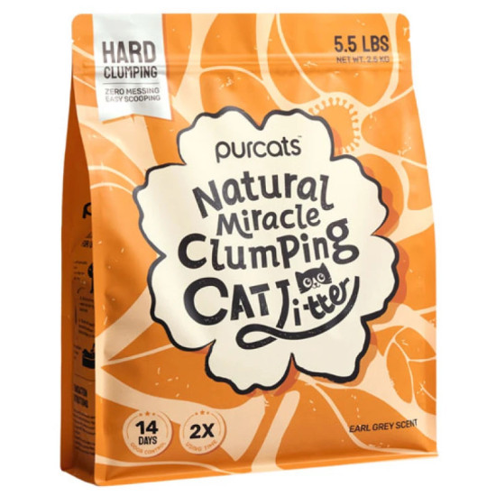 Άμμος Γάτας Cature Cassava Clumping Cat Litter Early Grey Scent (2,5kg)