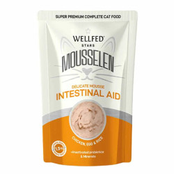 Wellfed Υγρή Τροφή Γάτας Mousselen Intestinal Aid 40gr
